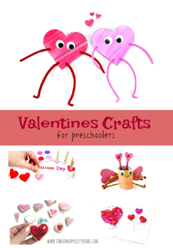 Easy Valentines Day Heart Crafts for Kids